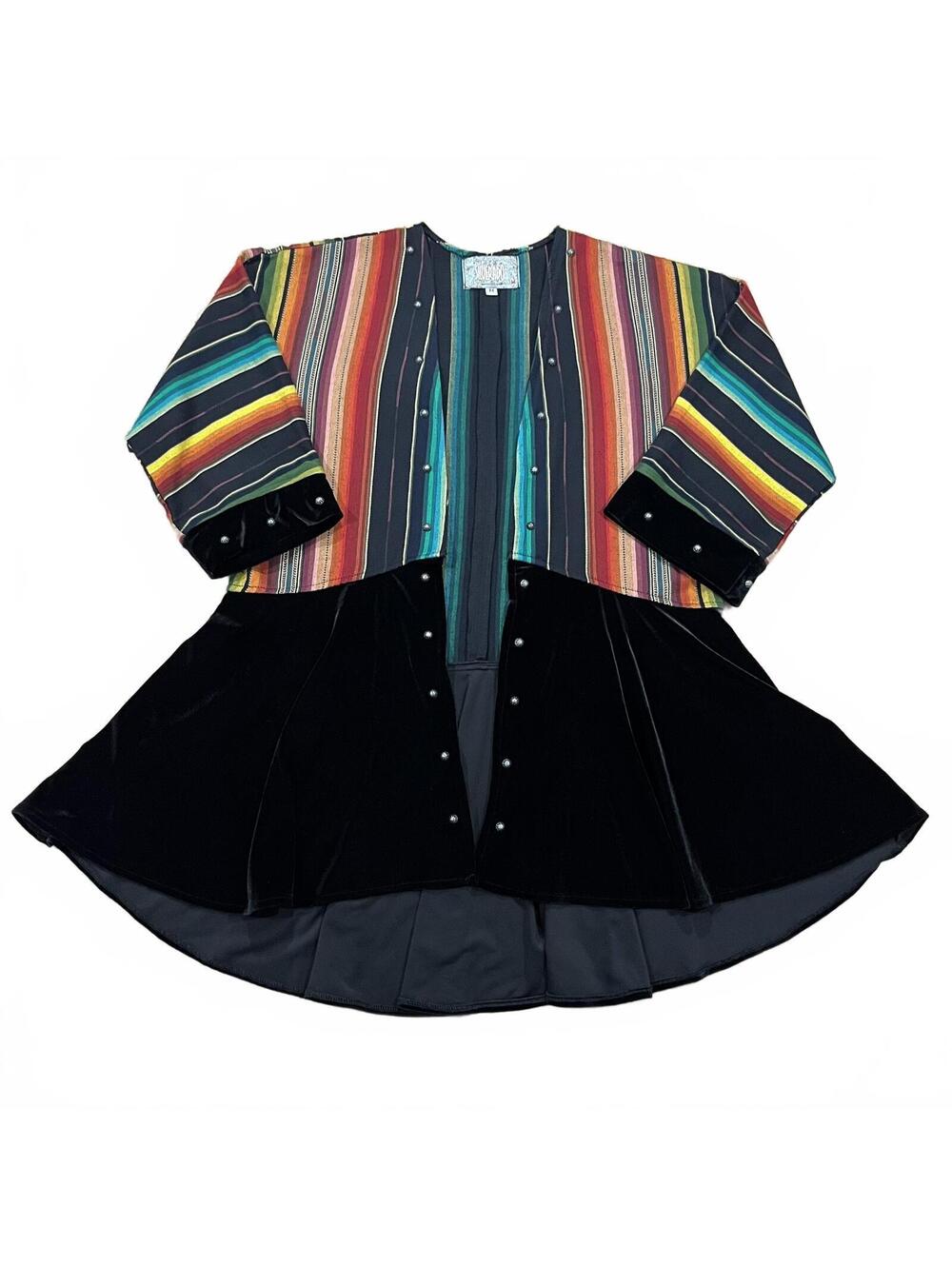 Silverado Jessica Southwestern Velvet Cardigan Blazer Size Medium